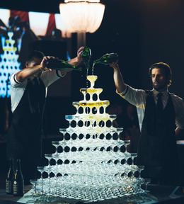 Champagne tower